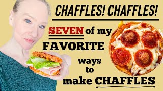 How to make Keto Low Carb Chaffles | 7 of my favorite Keto Egg Fast Chaffle meals and recipes