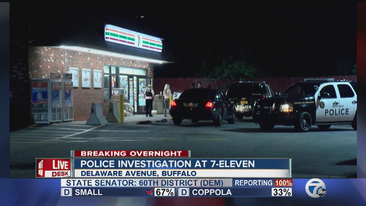 Police investigate armed robberies at two 7-Eleven stores - YouTube