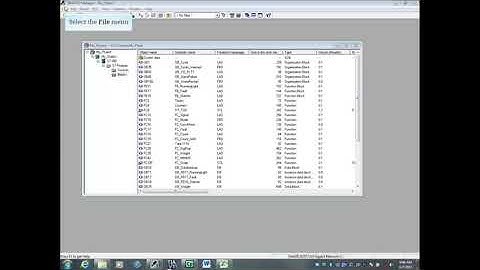 10 : How to Use a Siemens PG to Transfer Files to the MMC from Simatic manager || Step 7