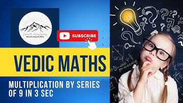 Vedic Math | Multiplication by series of 9 in 3 sec | #mathtricks #examready #vedicmathstricks
