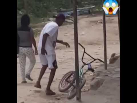 Stealing bicycle prank.. LOL! 😂😂