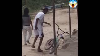 Stealing bicycle prank.. LOL! 😂😂 screenshot 5