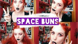 90s SPACE BUNS 4 Looks Para Verano | OCEANSOFBLOOD