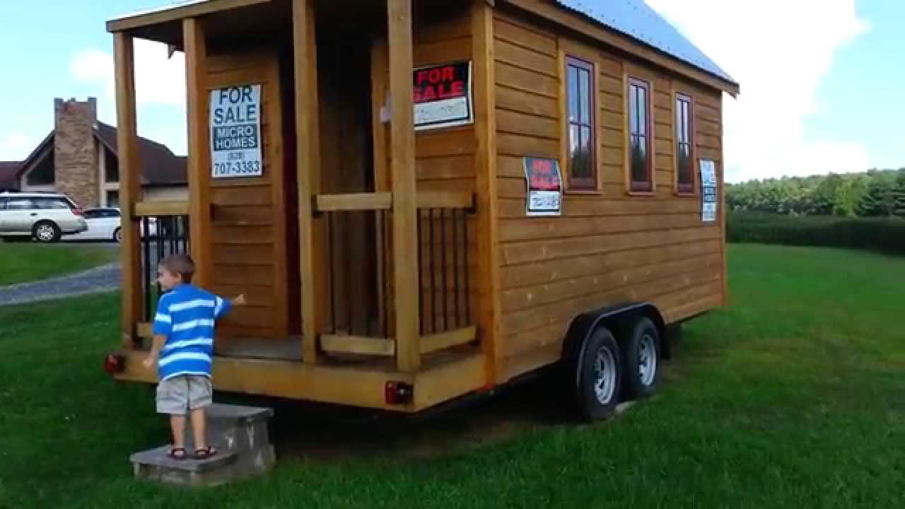 Custom portable tiny houses on wheels for sale.