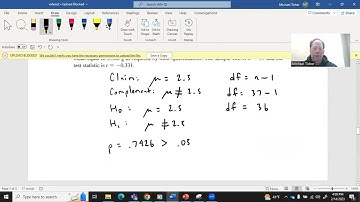 Finding a p-value Given a Test Statistic.