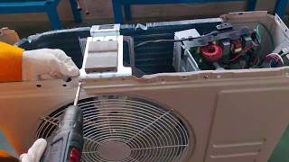 EXNOS Mini Split Outdoor Control Board Replacement Part 1: Disassembly & Wiring Removal