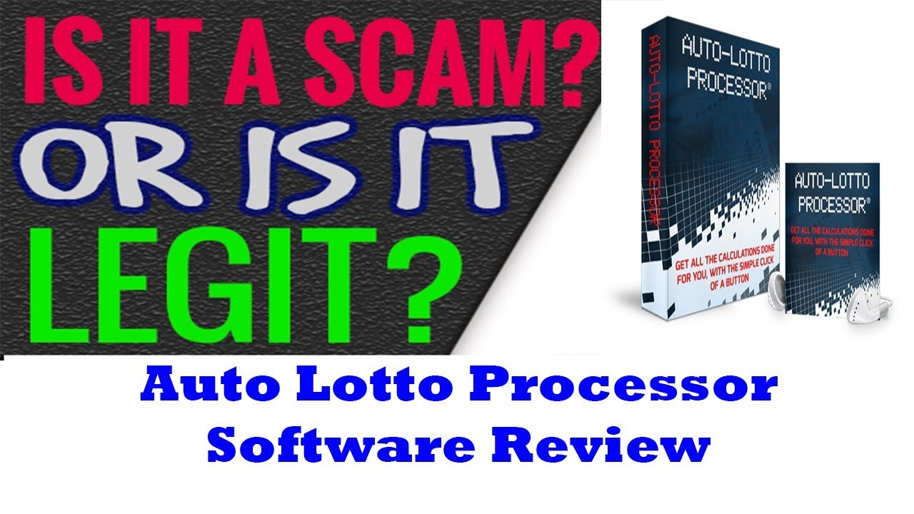 Auto Lotto Processor Review Auto Lotto Processor Software YouTube