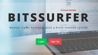 Bitssurfer Bitcoin Traffic Exchange Auto Surf Script - 