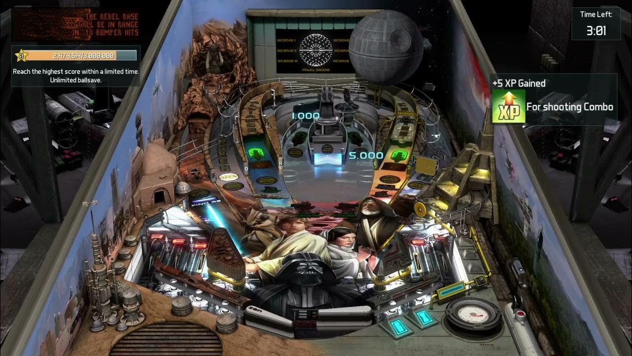 Pinball FX3 Xbox Series X Star Wars A New Hope 5 minute challenge YouTube