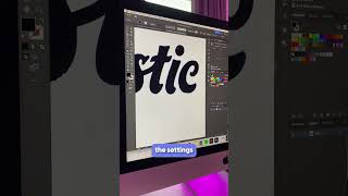 EASY rustic text effect in illustrator!