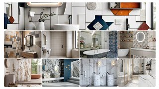 Top 100 Bathroom Wall Tiles Design Ideas/Tiles Design For Bathroom Walls #interiordesign