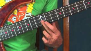 beginner bass guitar lesson play beautiful bass ornamenting notes pop goes the weasel