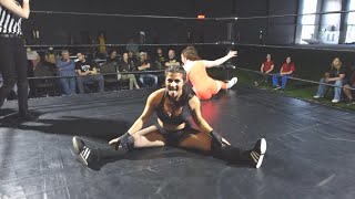 Vanna Black vs Miley - Free Women's Wrestling