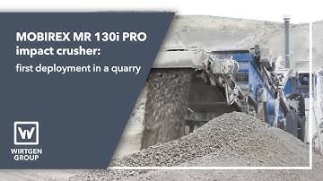 The World’s First MOBIREX MR 130i PRO Impact Crusher: Top Performance and Quality in the Quarry