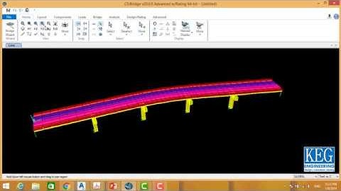 DESIGN OF BRIDGES - CSI BRIDGE DESIGN COURSE -  CSI BRIDGE   BRIDGE LAYOUT