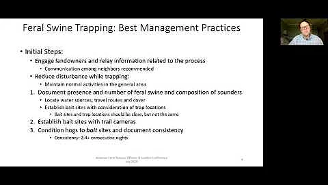 Feral Hog Trapping Best Mangement Practices