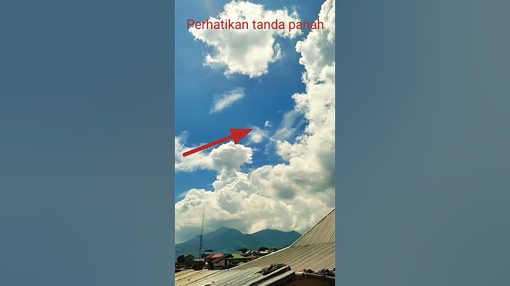 Bikin merinding gumpalan awan putih dan hitam #shorts