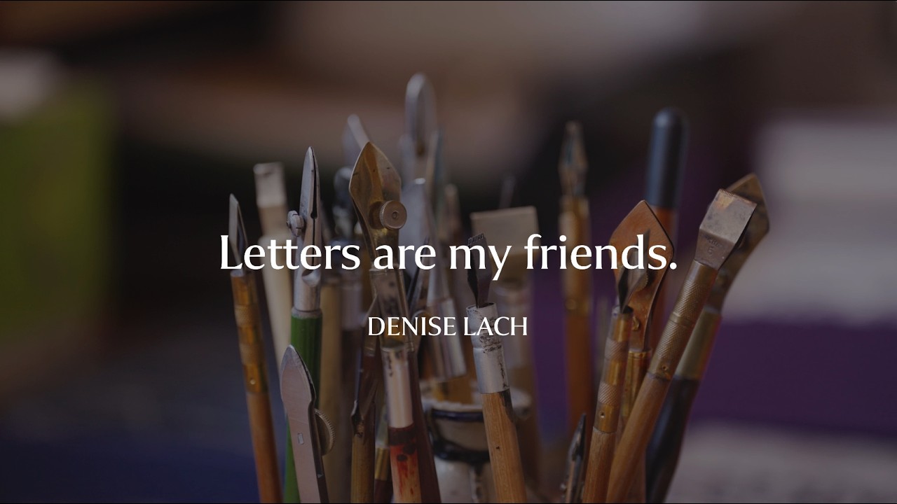Letters are my friends | A petit documentary featuring Denise Lach