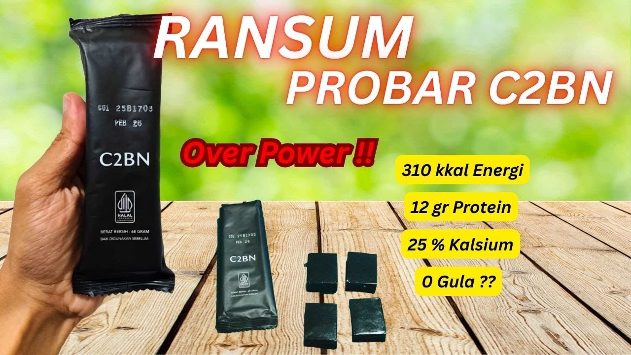 Ransum Probar C2BN Makanan Darurat Instant Protein Tinggi
