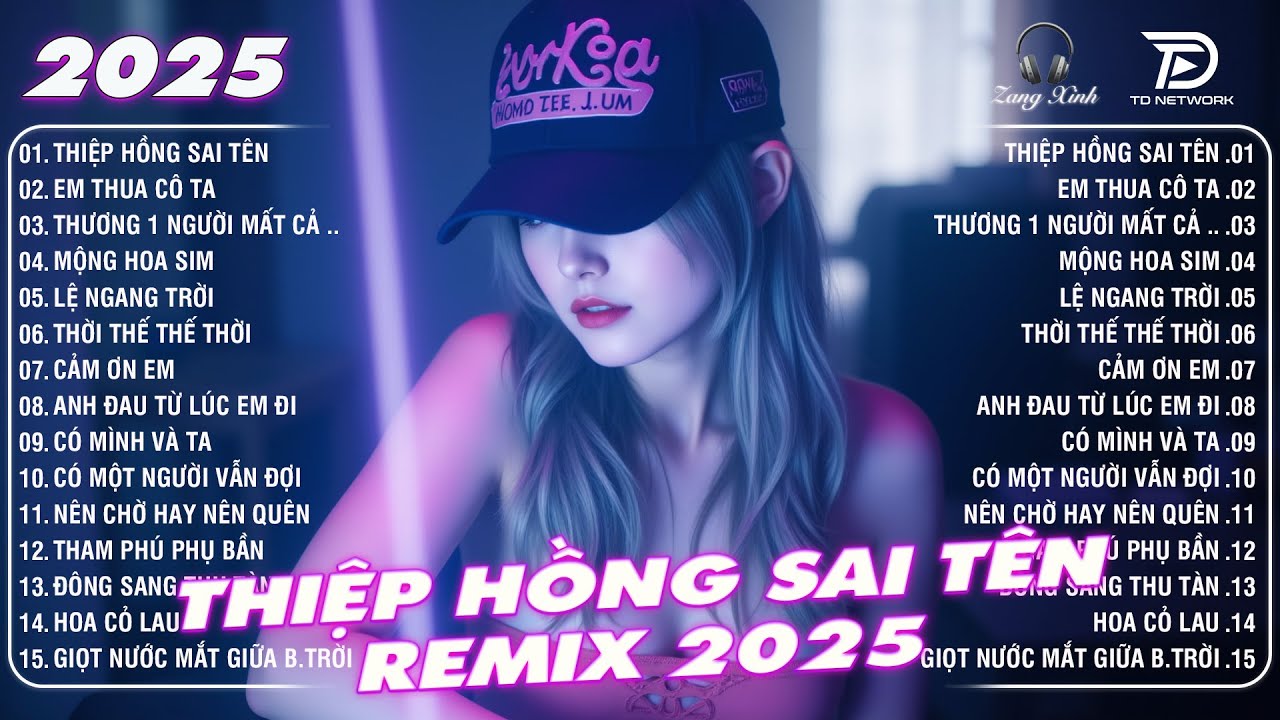 Thiệp Hồng Sai Tên Remix ♫ BXH Nhạc Trẻ Remix Gây Bão 2025 | Top 15 Bản EDM TikTok Hay Nhất 2025
