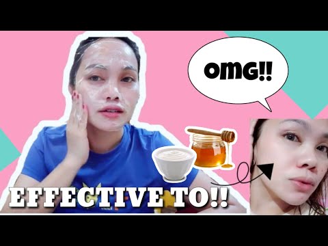 DIY YOGURT FACE MASK TO TIGHTEN PORES!!