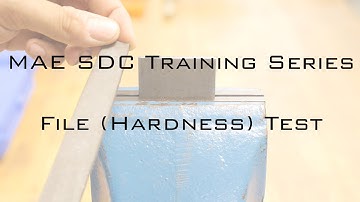 MAE SDC File (Hardness) Test