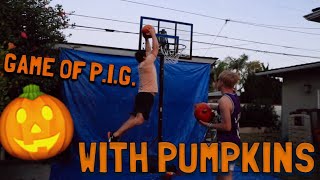 GAME OF P.I.G. WITH PUMPKINS!!! screenshot 5