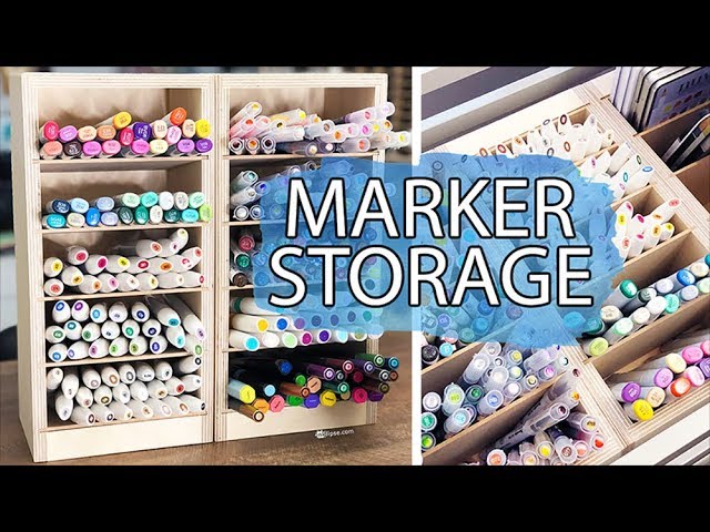 Box of Colours: Copic Storage  Marker storage, Craft room storage, Pen  storage