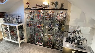 My chogokin and gunpla collection.IKEA Detolf toy display cabinet/超合金及高達模型收藏，玩具玻璃櫃