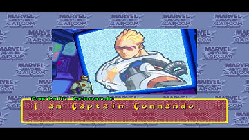 Marvel vs Capcom PS1 (11. Captain Commando)