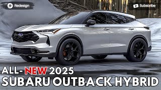 Представлен Subaru Outback Hybrid 2025 года — лучший кроссовер-внедорожник ?!