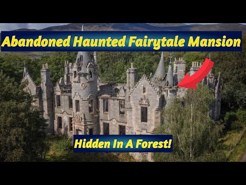 Exploring The Abandoned Haunted Dunalastair Fairytale Mansion Hidden In A Forest In Scotland!