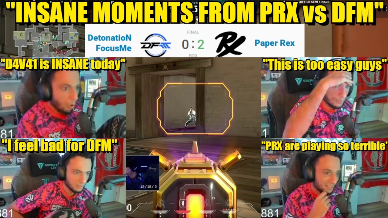 FNS react to INSANE MOMENTS of PRX vs DFM | VCT PACIFIC 2026 |