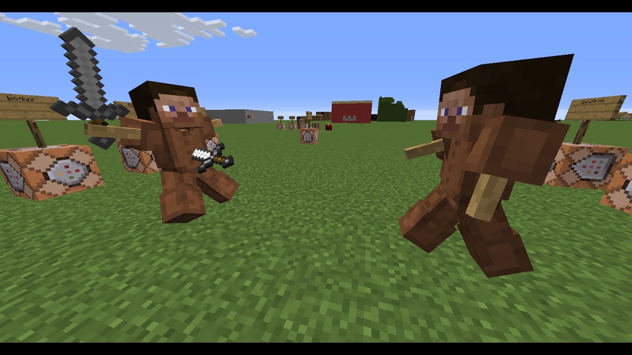 Minecraft: Armor Stand Fight Scene! {Tutorial Included ...