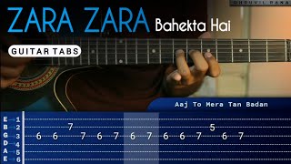 Video thumbnail of "Zara Zara GUITAR TABS | VASEEGARA | RHTDM | CHECK DISCRIPTION FOR FILE"