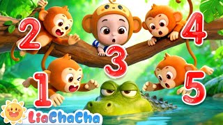 Learn 1 To 10 Counting 🐤 | Preschool Counting Song with Happy Music | Baby Shark Nine Rendra