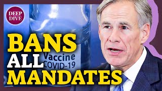 Texas Gov. Abbott Bans Vaccine Mandates; Seattle Could Fire 40% of Police Force Over Vaccine Mandate