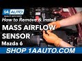 How to Replace Mass Airflow Sensor 2003-13 Mazda 6