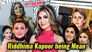 Famous RIDDHIMA KAPOOR BEING INSECURE & JEALOUS OF SHALINI PASSI Wealth