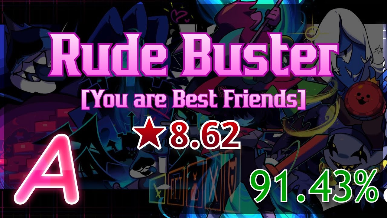 [osu!mania 7K] ★8.62 Rude Buster [You are Best Friends] 91.43% - YouTube