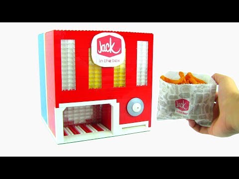 Lego Jack in the Box Curly French Fry Fast Food Vending Machine