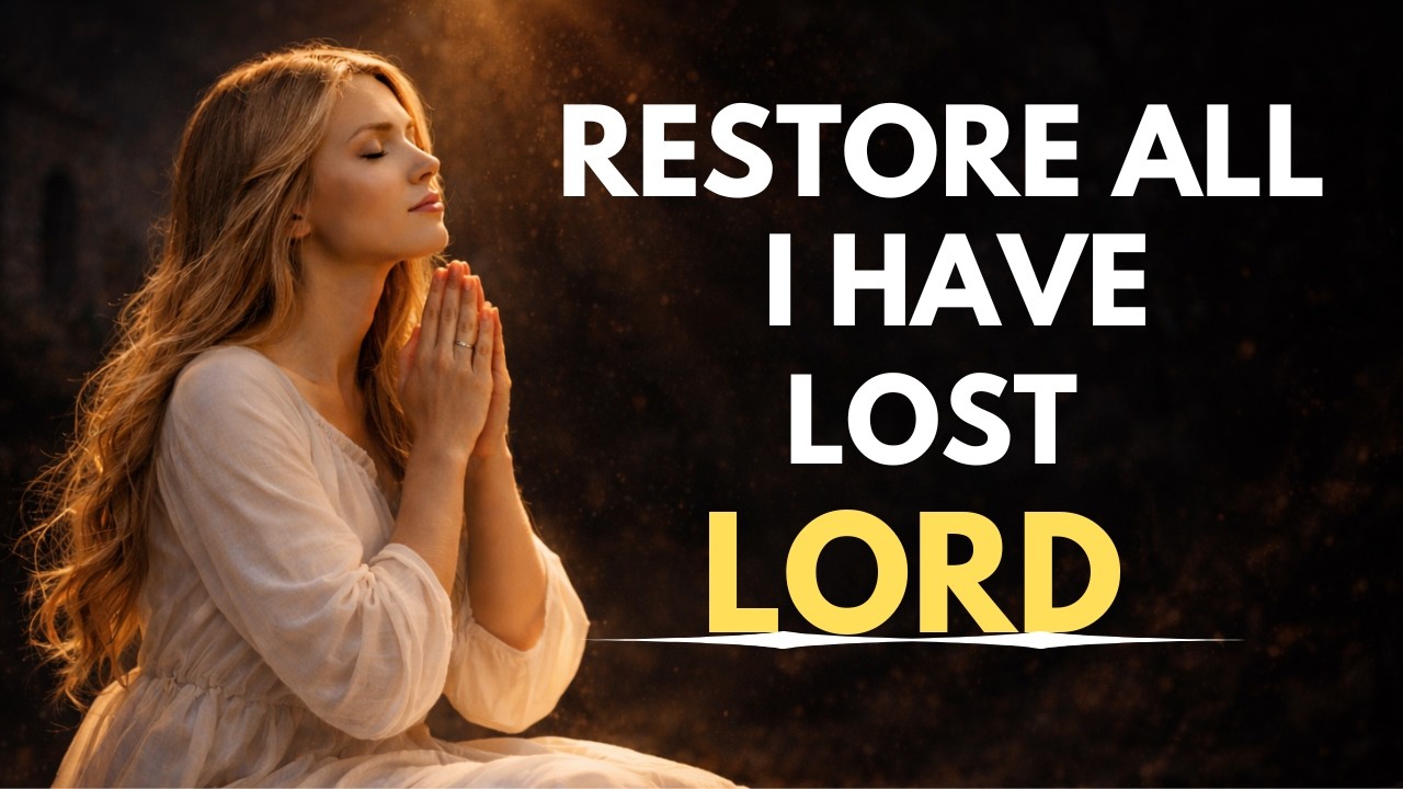 God, Restore My Lost Years and Rebuild My Life With Grace | Morning Prayer
