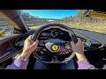 Pov 1109hp novitec ferrari sf90 spider on the autobahn