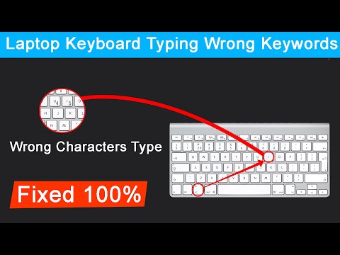 Laptop Keyboard Problem. How to fix keyboard typing wrong character.  Hindi  English