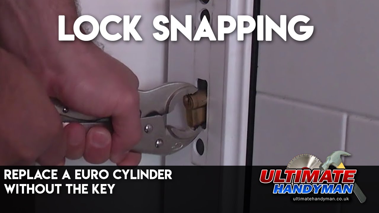 Replace A Euro Cylinder Without The Key | Lock Snapping