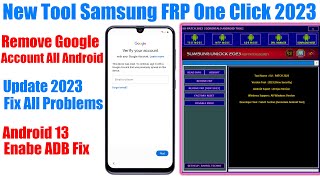 Samsung FRP Bypass 2023 With FRP Tool | All samsung FRP Unlock 2023 - Google Account Remove