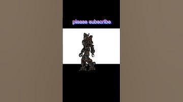 Transformers Dark of the Moon Megatron transformation 2D animation test 💥 The model is not mine.