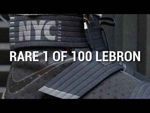 RARE 1 OF 100 LEBRON SOLDIER 10 NYC REVIEW