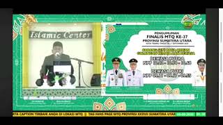 RIZKI MAULANA | FINALIS GOL HIFZHIL QUR'AN 20 JUZ  MTQ PROVINSI SUMUT KE-37