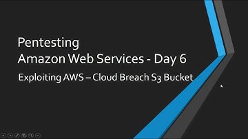 Pentesting AWS Day 6 - Breaching AWS S3 Storage Bucket